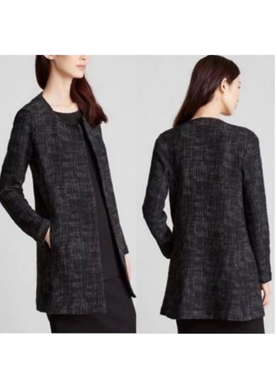 Eileen Fisher Jackets & Blazers - Eileen Fisher Crosshatch Jacket